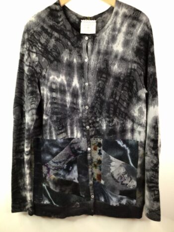 Galadriel Mattei / Cashmere / Vignette Gray Scale Cardi