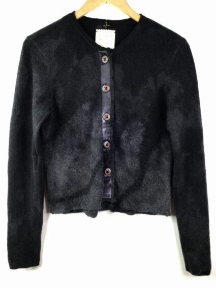 Galadriel Mattei / Cashmere / Billows Black Charcoal Cardi