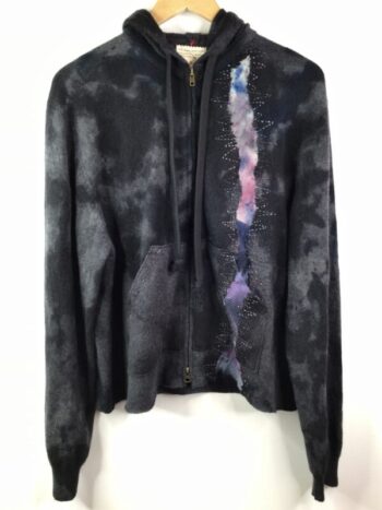 Galadriel Mattei / Cashmere / Serpentine Zip Front Hoodie