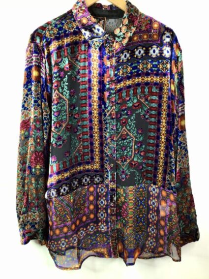 Johnny Was / Rayon & Silk / Bingley Tunic / Sophia Burnout