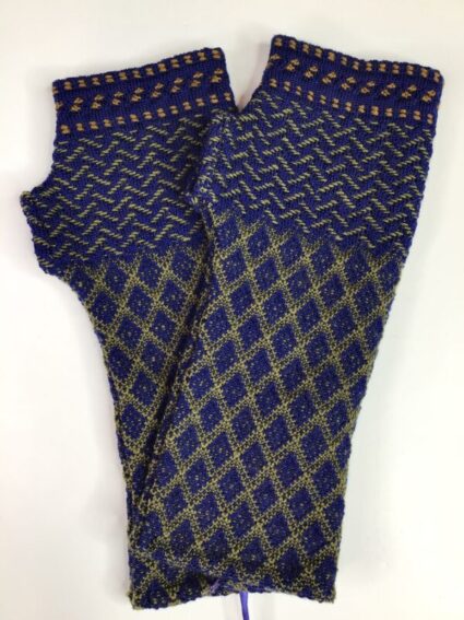 Catherine Andre / Merino Wool / Elfie Mittens Blue