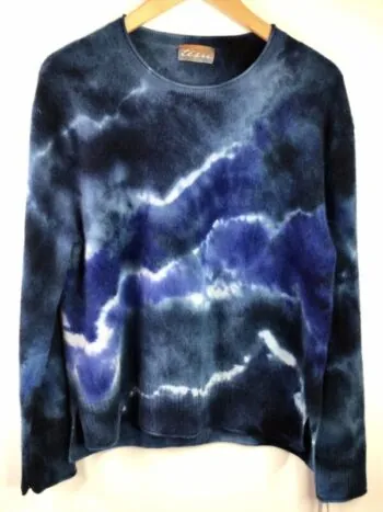 Diane Harrison-Tesu / Cashmere / Crew Neck Pullover Ocean