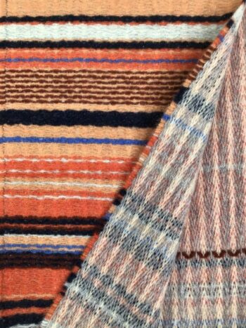 Wallace Sewell / Lambswool Stripe / Lavanda Flame Scarf