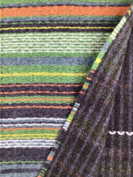 Wallace Sewell / Lambswool Stripe / Lavanda Maze Scarf