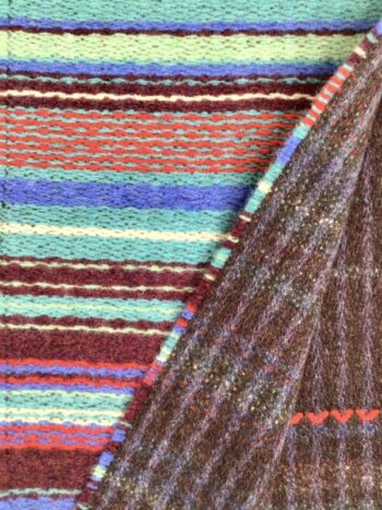 Wallace Sewell / Lambswool Stripe / Lavanda Beetle Scarf