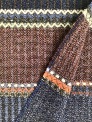 Wallace Sewell / Lambswool Pattern / Cassia Ink Scarf