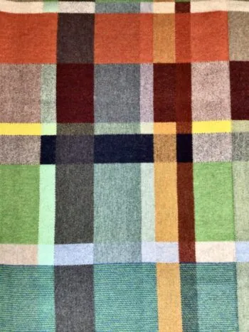 Wallace Sewell / Lambswool / Large Block Throw / Feilden