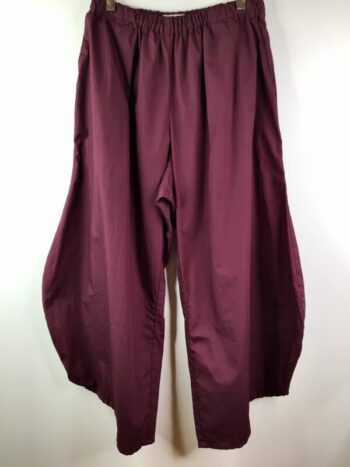 Krista Larson / Cotton Broadcloth / Basic Pants / Mahogany