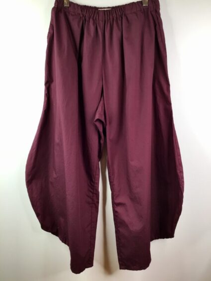 Krista Larson / Cotton Broadcloth / Basic Pants / Mahogany