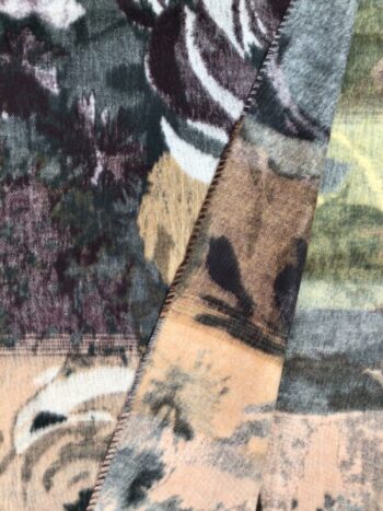 Fraas / Cashmink / Romantic Roses Pale Peach Scarf