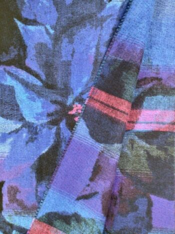 Fraas / Cashmink / Poinsettia Blue Scarf