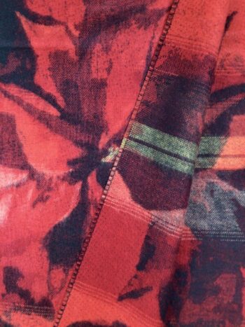 Fraas / Cashmink / Poinsettia Red Scarf