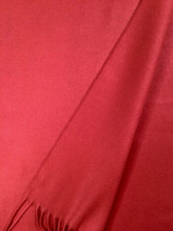 Fraas / Cashmink / Classic Solid Red Scarf