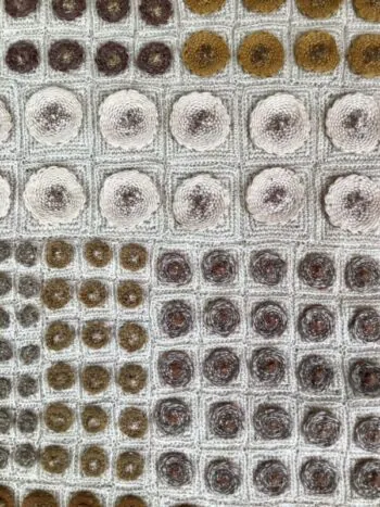 Sophie Digard / Wool Scarf / Circle Medley Boveray Bark