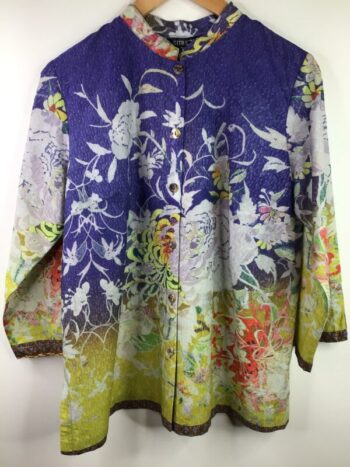 Citron / Cotton / Ombre Floral Art