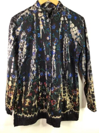 Citron / Cotton / Sunrise Embroidery Black Tunic