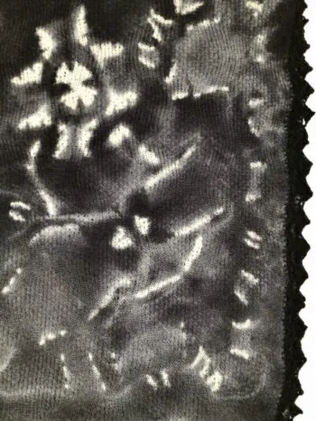 Karen Allen Cashmere / Arline Dyed Shawl / Night Flower