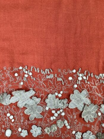 Sophie Digard / Wool Scarf / Rust Meadow