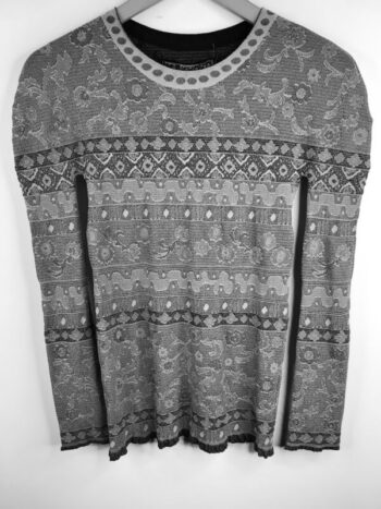 M & Kyoko / Nylon Poly Blend / Reversible Sweet Tee Light Gray