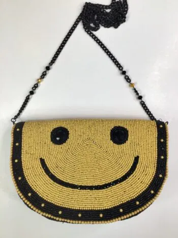 Mary Frances / Beaded Bag / Smile