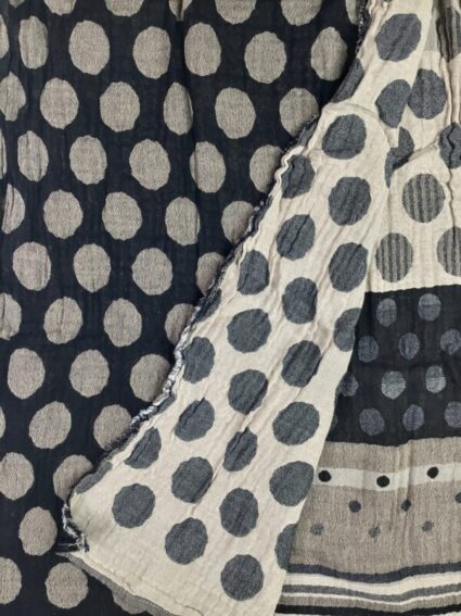 Pascal Flamand Letol Letol / Cotton / Coline Scarf Nori Gris - Karen Allen Fiber Arts