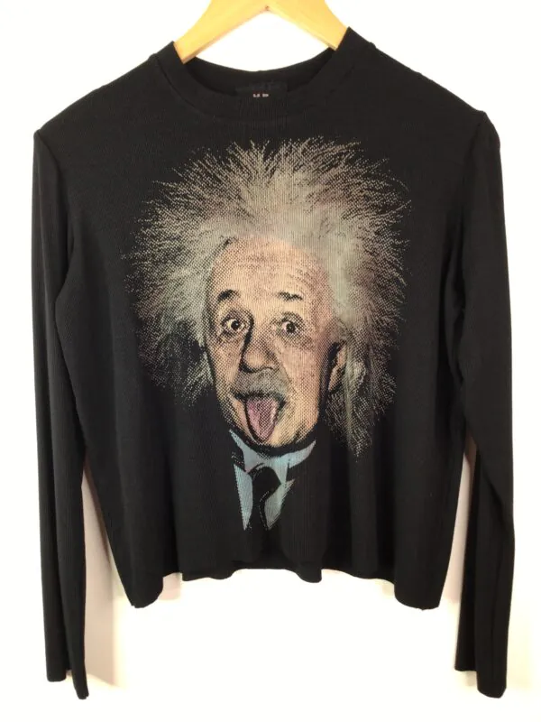 Heyne Bogut / Rayon Poly / Crop Rib Tee / Einstein Black