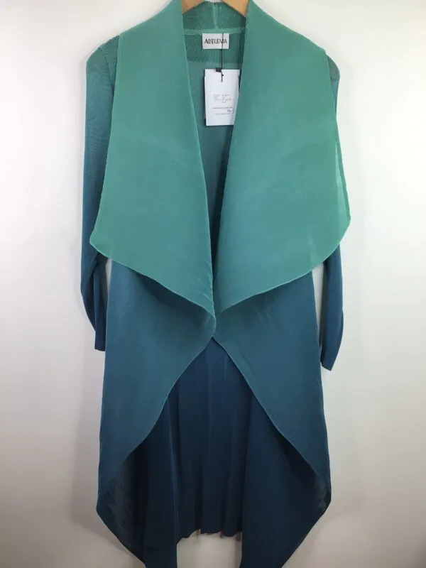 Alquema / Collare Coat Long / Atlantis Blue