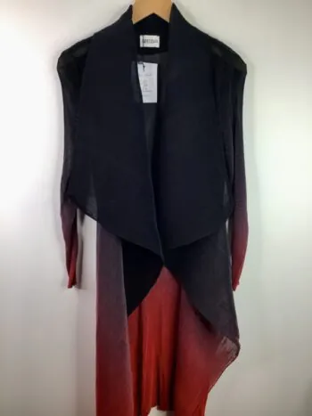 Alquema / Collare Coat Long / Cherry Ombre