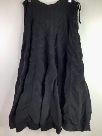LLEA Blue / Cotton & Silk / Kavita Skirt / Black