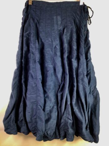 LLEA Blue / Cotton & Silk / Kavita Skirt / Ink