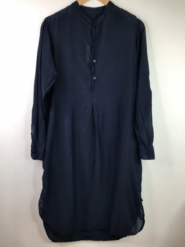 LLEA Blue / Cotton & Silk / Rani Dress / Ink