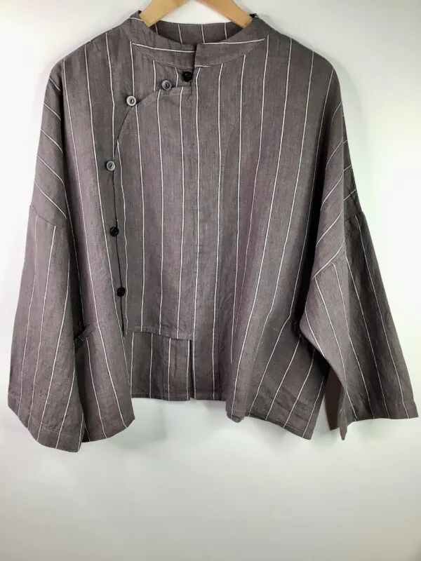 Dress To Kill / Ming Crop Jacket / Mushroom Stripe