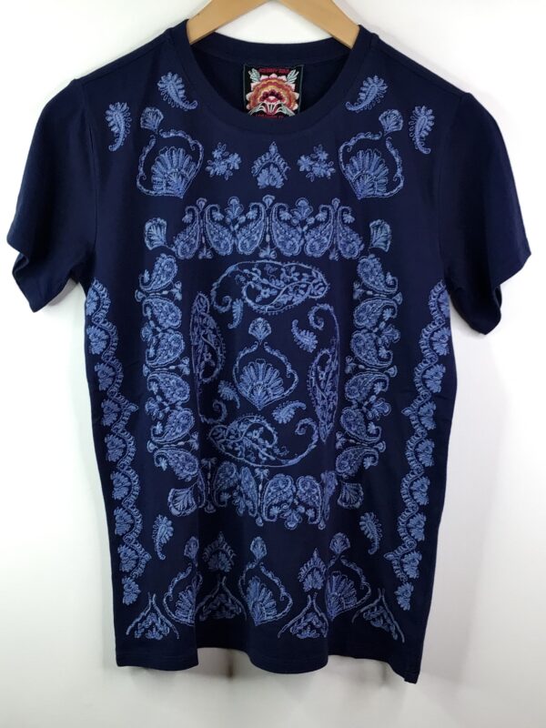 Johnny Was / Cotton / Crew Neck Tee / Jaden Blues
