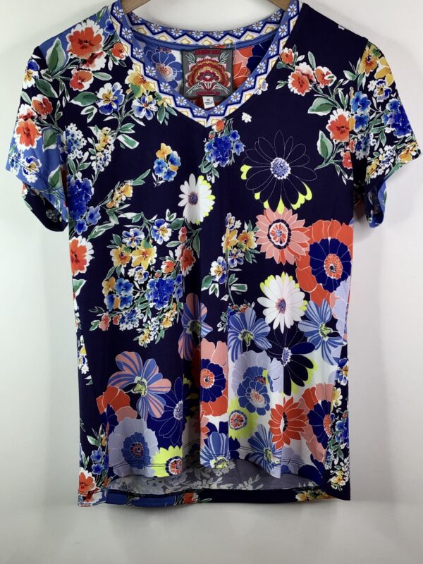 Johnny Was / Rayon Blend / Janie Fave Short Sleeve Tee / Tiana