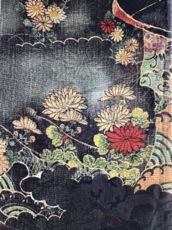 Citron / Silk Scarf / Magic Organic Beauty in Black