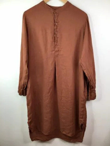 LLEA Blue / Linen / Rani Dress / Earth