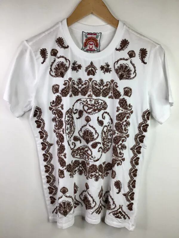 Johnny Was / Cotton / Crew Neck Tee / Jaden White