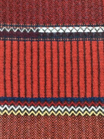 Wallace Sewell / Lambswool Pattern / Cassia Crimson Scarf