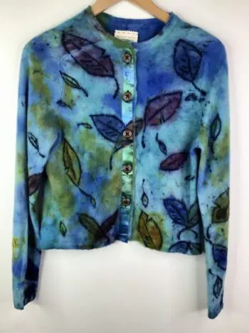 Galadriel Mattei / Cashmere Sweater / Safe Arbor Sea Water Cardigan