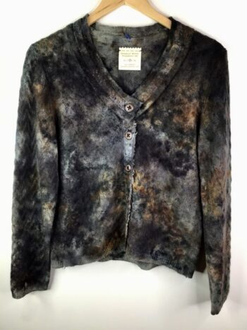 Galadriel Mattei / Cashmere Sweater / Grey Gold Cardigan