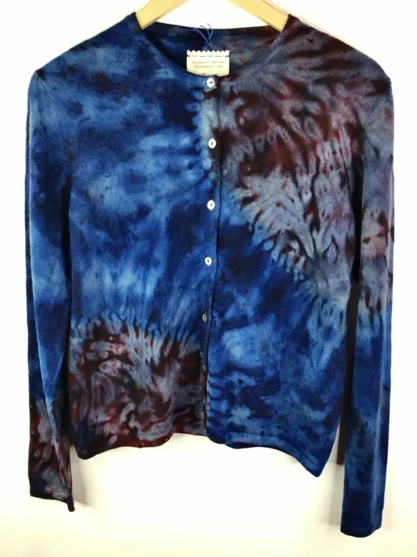Galadriel Mattei / Cashmere Sweater / Fallen Arches Blues Cardigan