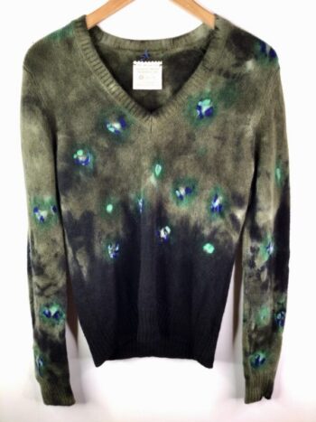 Galadriel Mattei / Cashmere Sweater / Bloomers Olive Sky Pullover