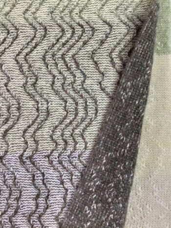 Karen Allen Cashmere / Sara Racking Rib Scarf / Lt Green Multi Long