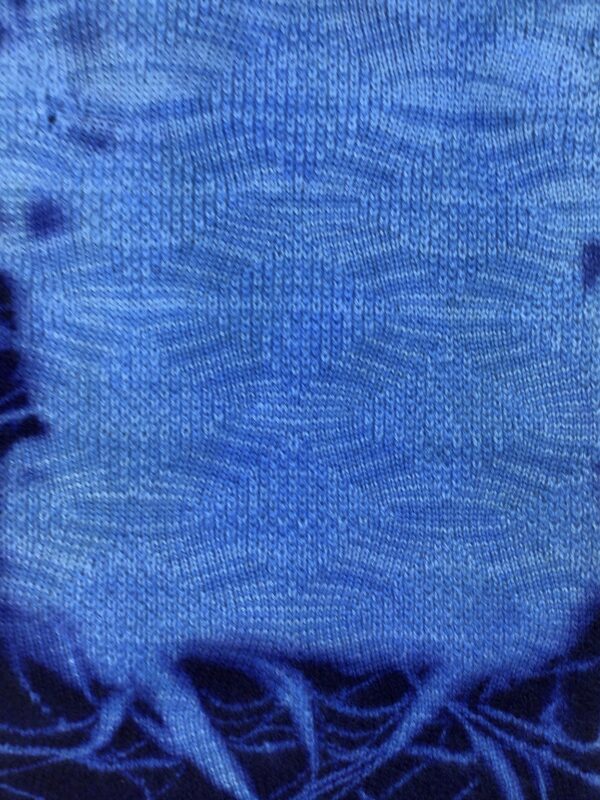 Karen Allen Cashmere / Arline Dyed Blue Roots Scarf Medium