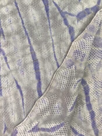 Karen Allen Cashmere / Annie Dyed Lt Blue & Gray Scarf